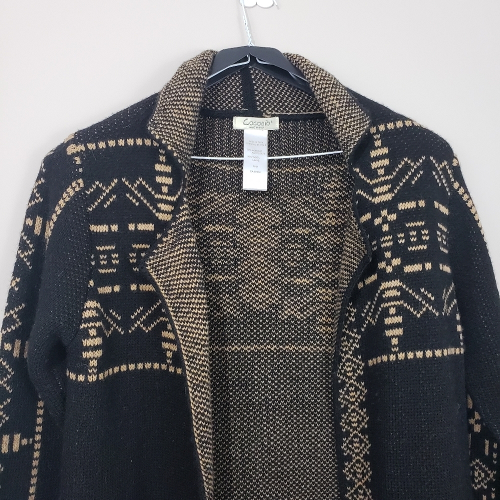 Cocogio Woolblend  Long Cardigan Size Medium - Picture 4 of 10